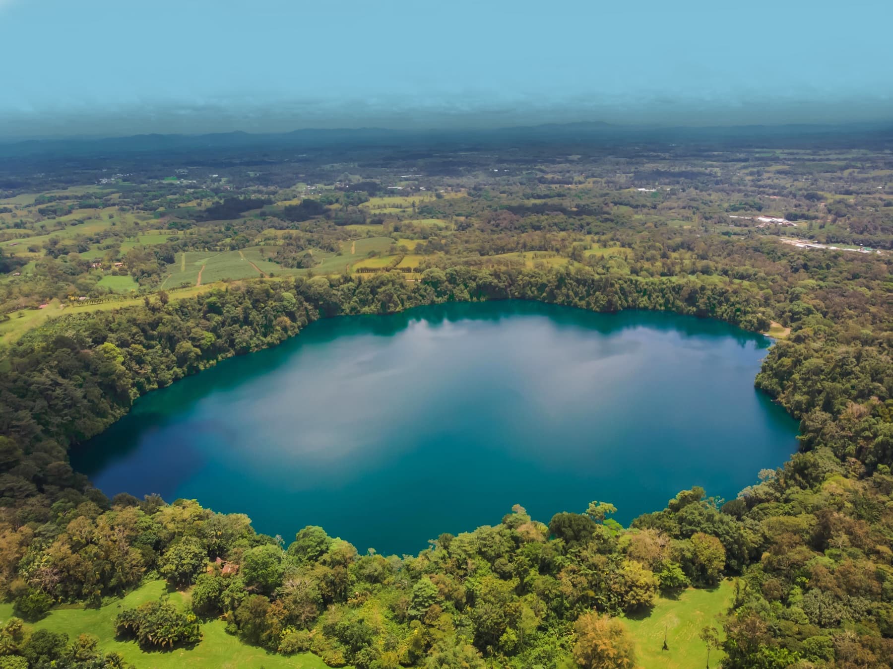 Vista aérea de la Laguna de Río Cuarto